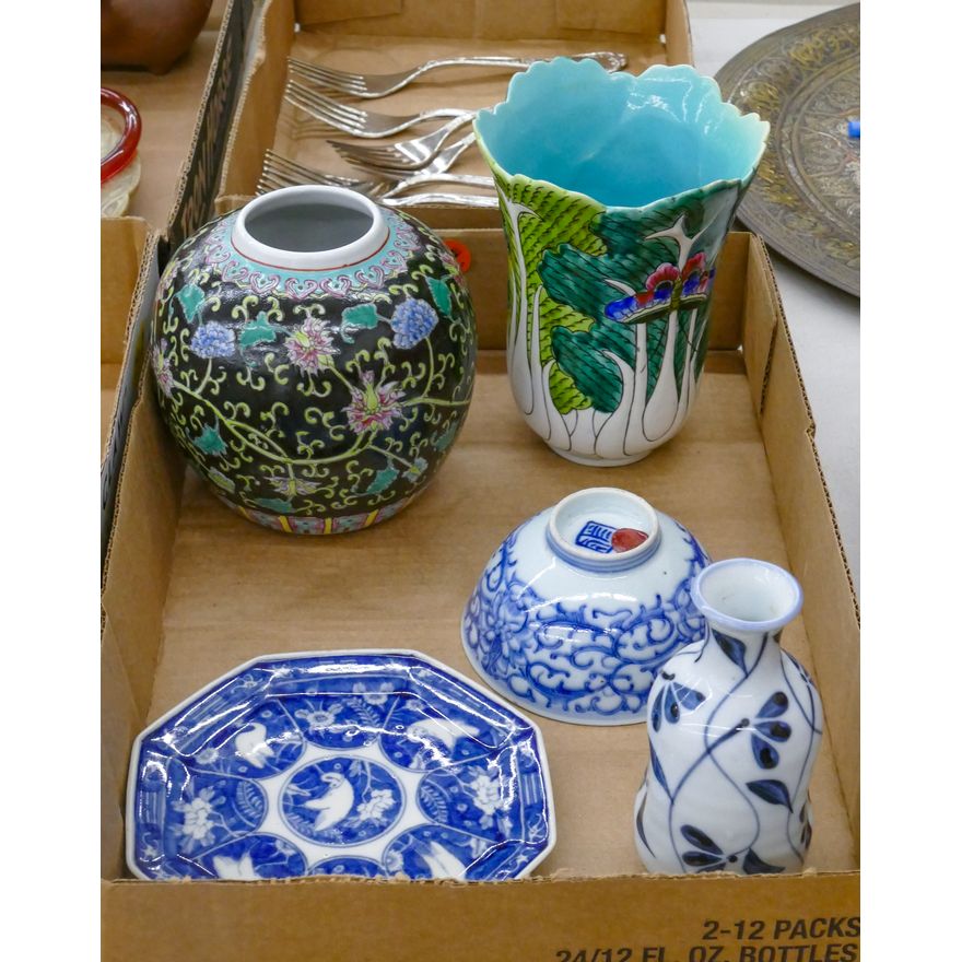 Box Assorted Chinese Porcelain