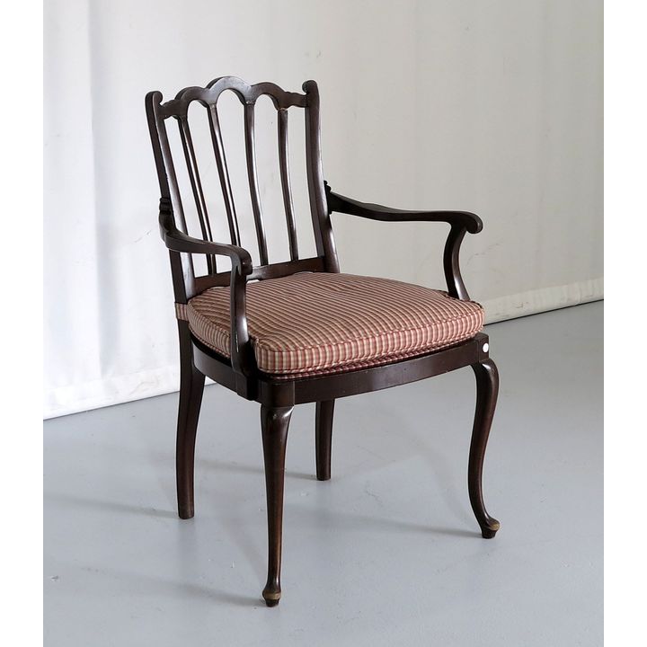 MAHOGANY ARMCHAIR