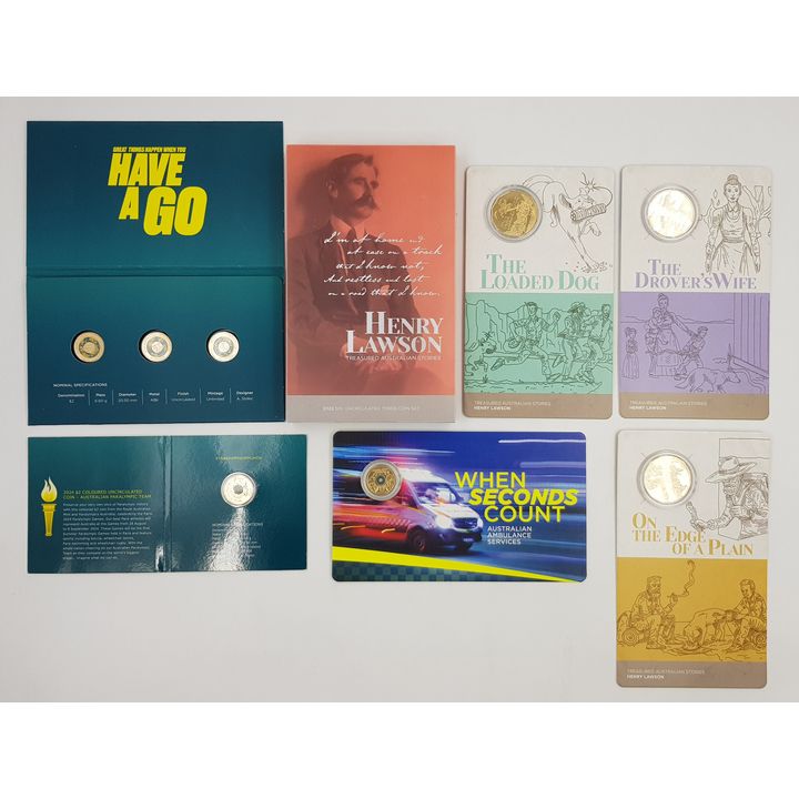 Unc. Carded Coin Collection