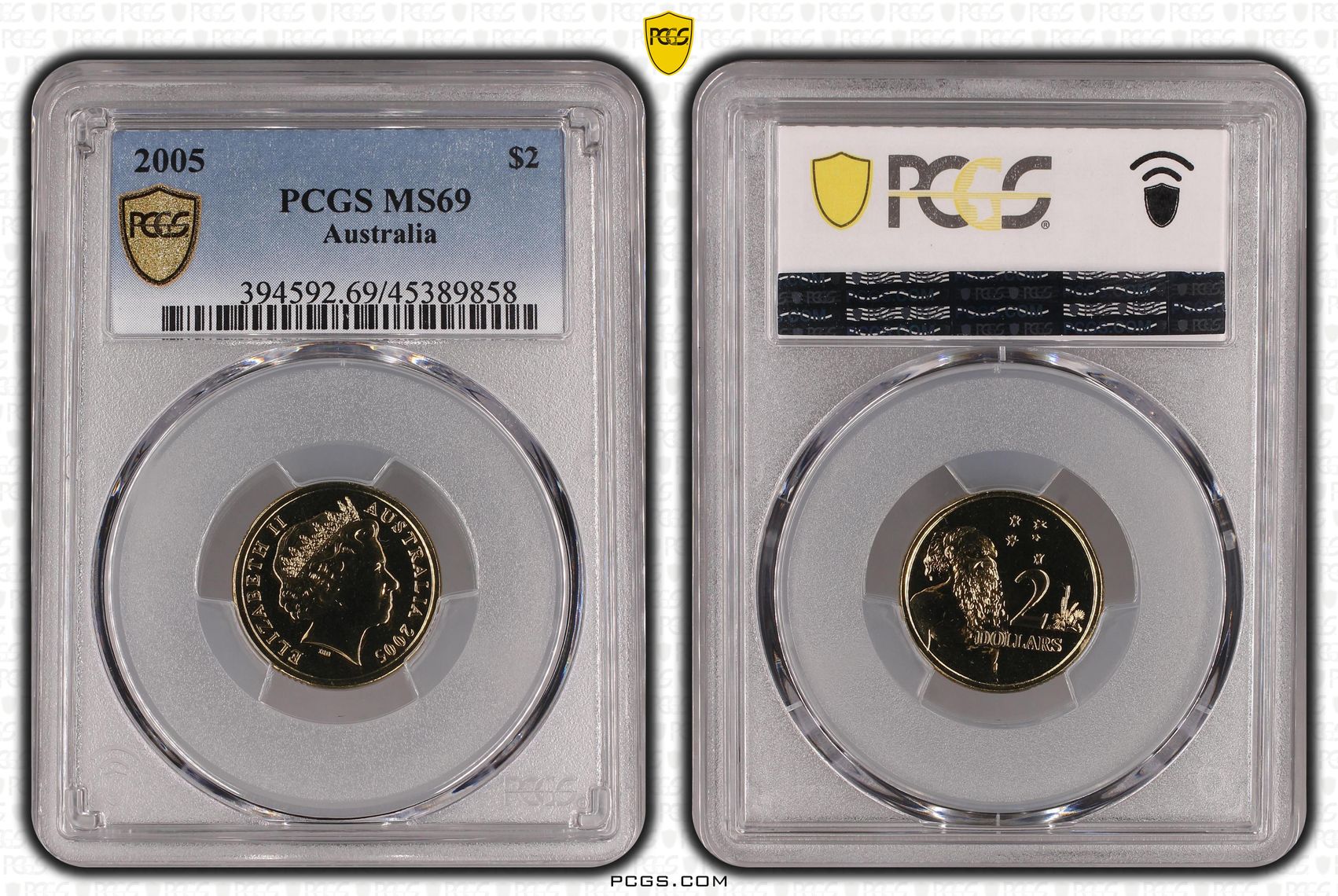 Elizabeth II, Two Dollar, 2005, PCGS MS 69