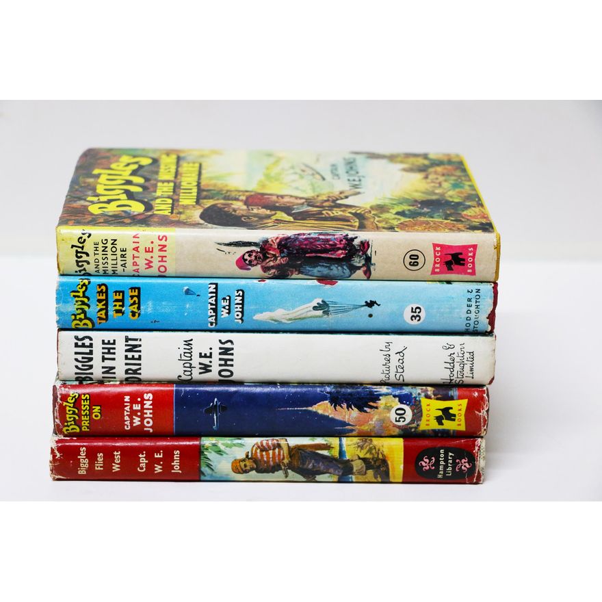 JOHNS, W.E. [5 titles], Biggles and the Missing Millionaire