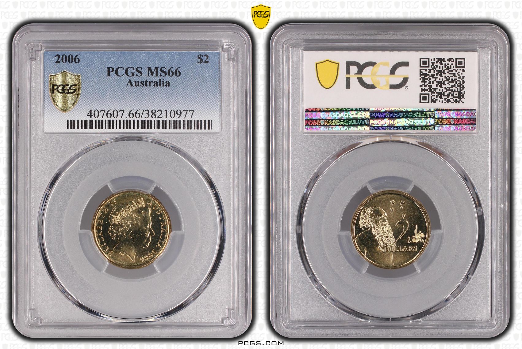 Elizabeth II, Two Dollar, 2006, PCGS MS66