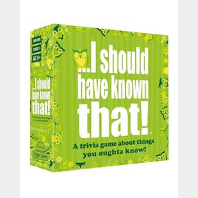 I should have known that A trivia card game about things you oughta know | USED