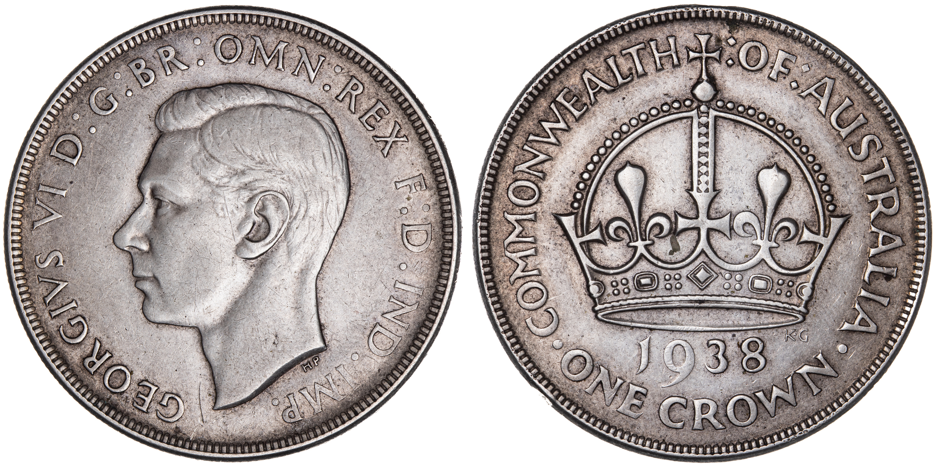 George VI, Crown, 1938, G