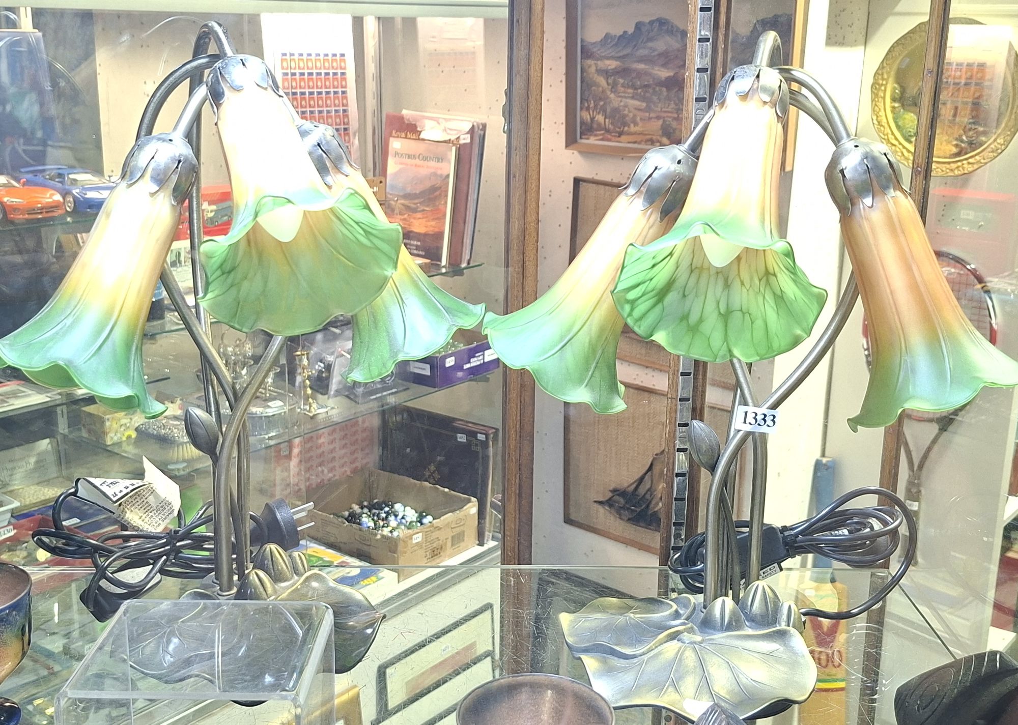 A Pair Of Art Nouveau Style Lamps