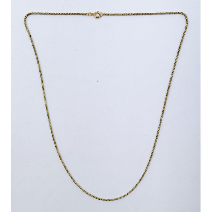 18k Cable Chain Necklace 20'' - 6.8 Grams