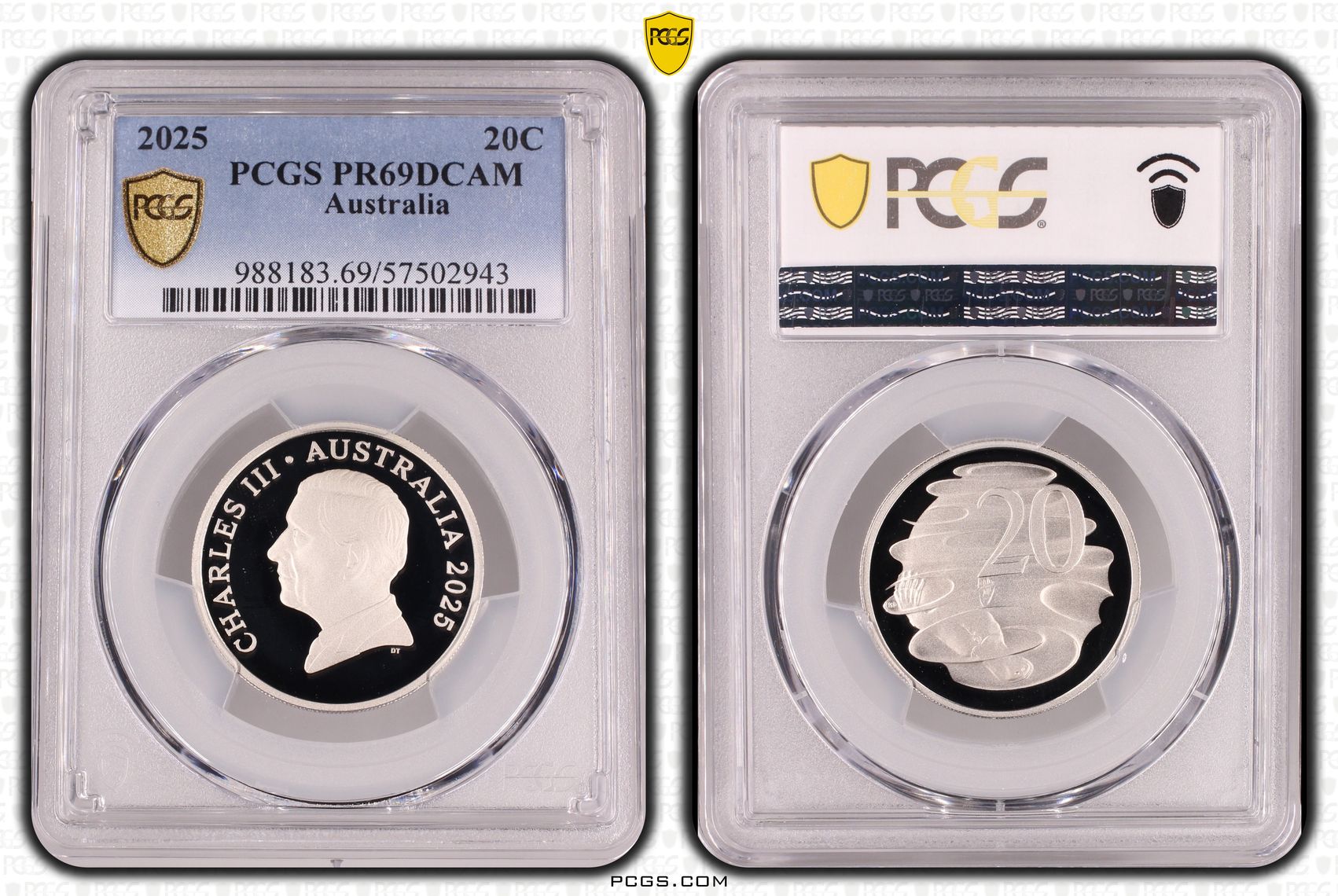 Twenty Cent, 2025, PR69DCAM