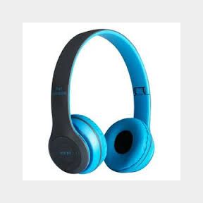 P47 Wireless Bluetooth Headphones - Blue - Bar 9902013662699- 51748/10541 AS B1 (S9)