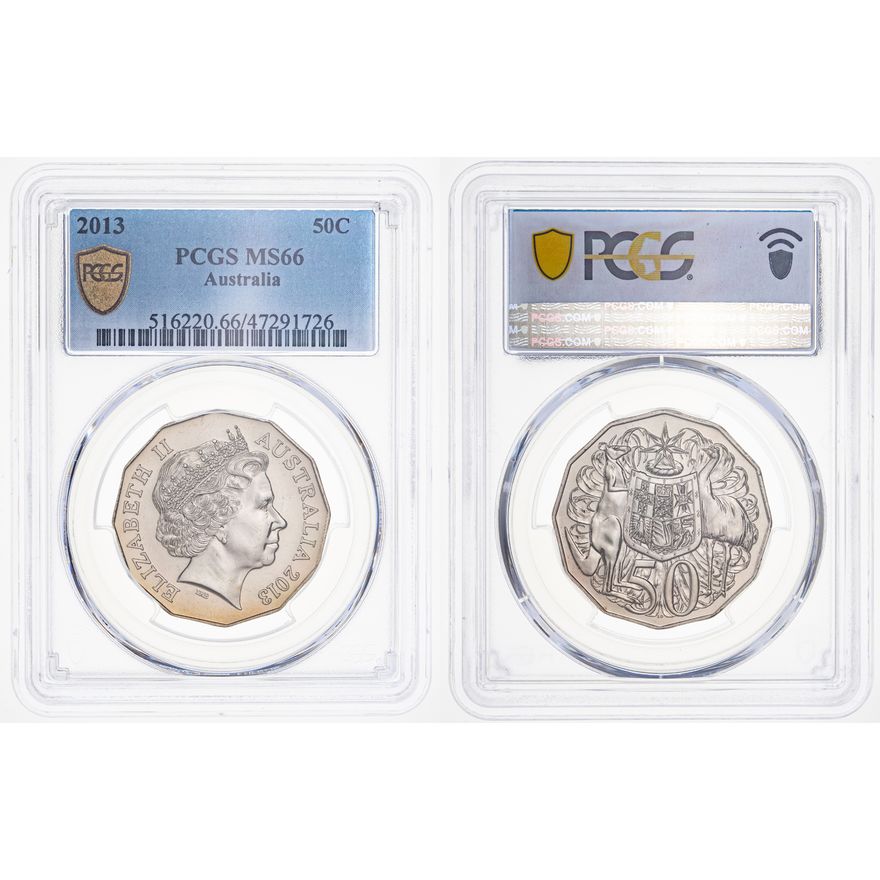 Fifty Cent, 2013, PCGS MS 66
