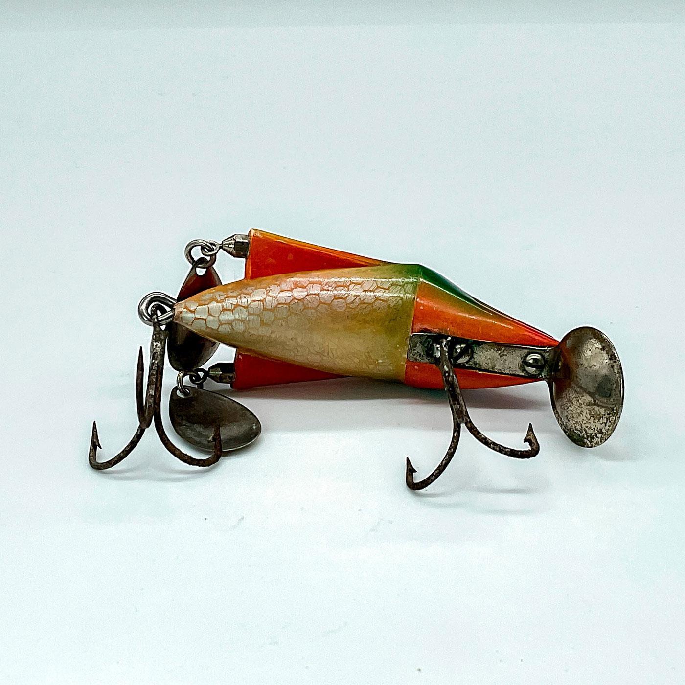 Vintage Jamison Co. Shannon Wig L Twin Spin Lure Red/Yellow
