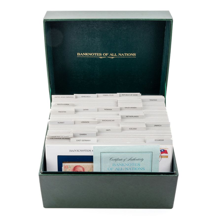 Franklin Mint - Banknotes Of All Nations, Accumulation, 1980,  UNC