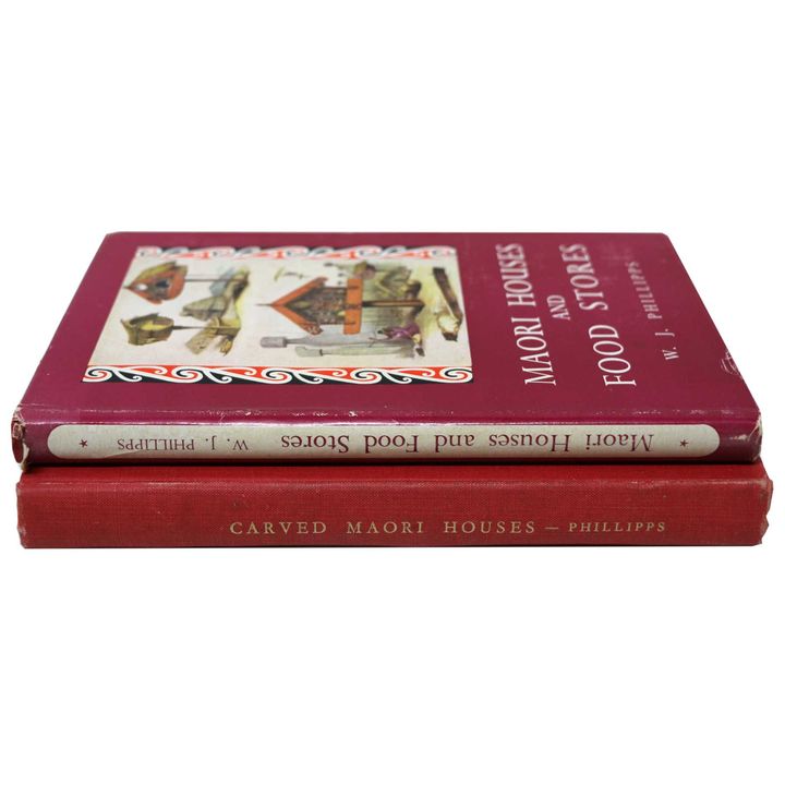 PHILLIPPS, W.J.  [2 titles] - Maori Houses and Food Stores
