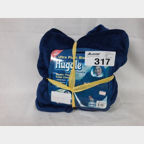 ICONIX PLUSH BLANKET HOODIE - NAVY BLUE - M UNISEX -
