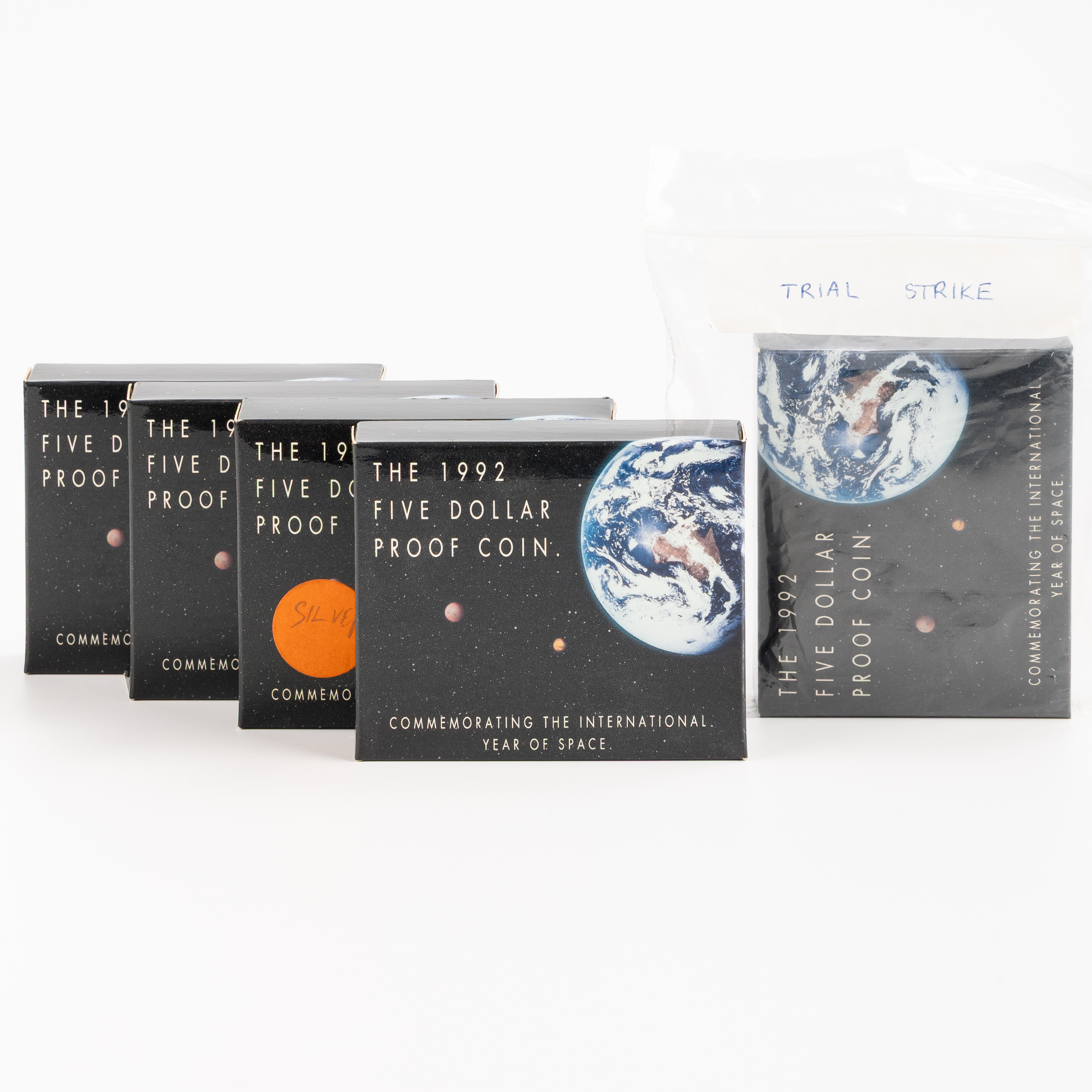 283 · Elizabeth II, RAM - International Year of Space, Five Dollars, 1992, FDC