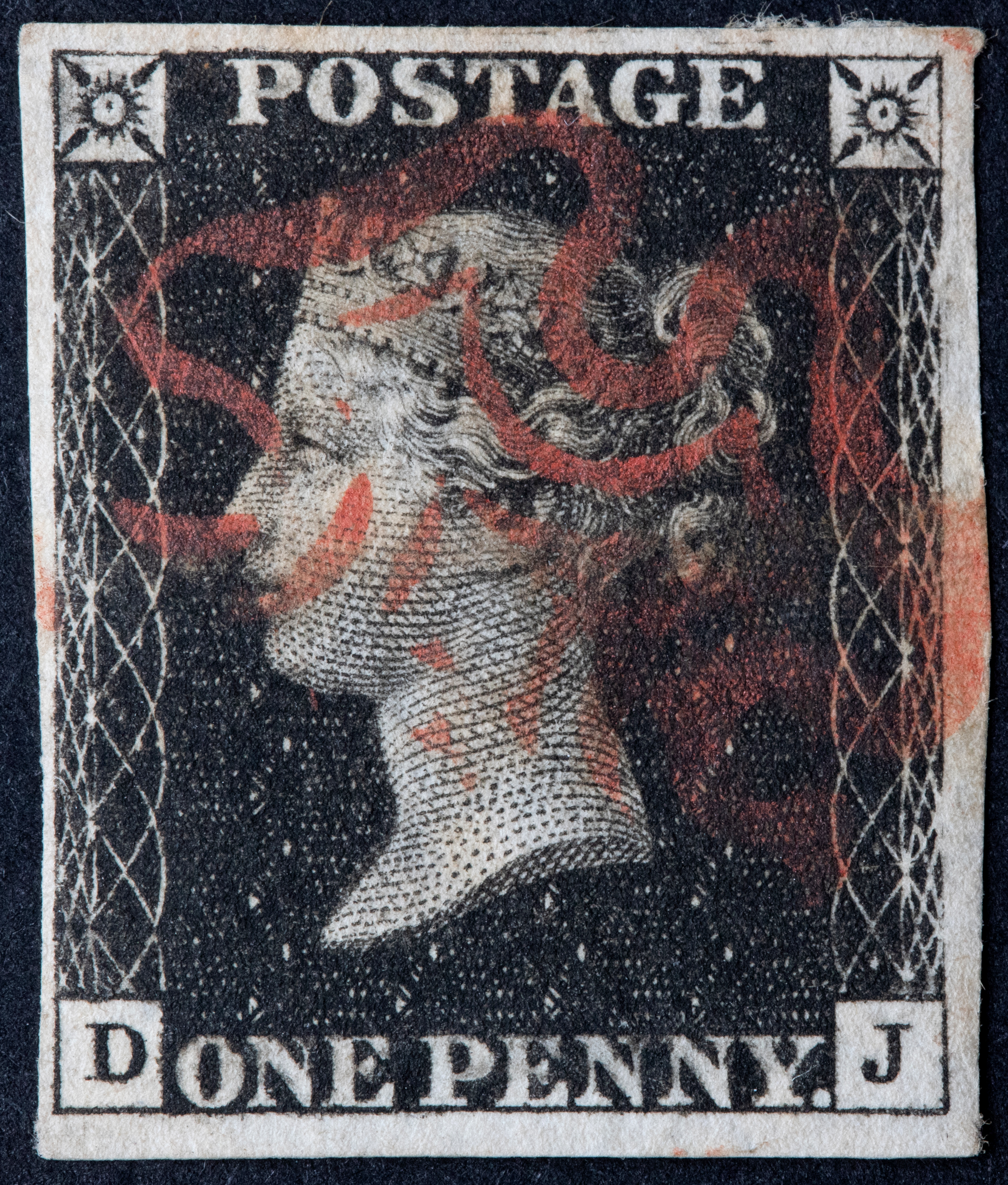 Great Britain, Victoria, Penny Black, 1840, FU