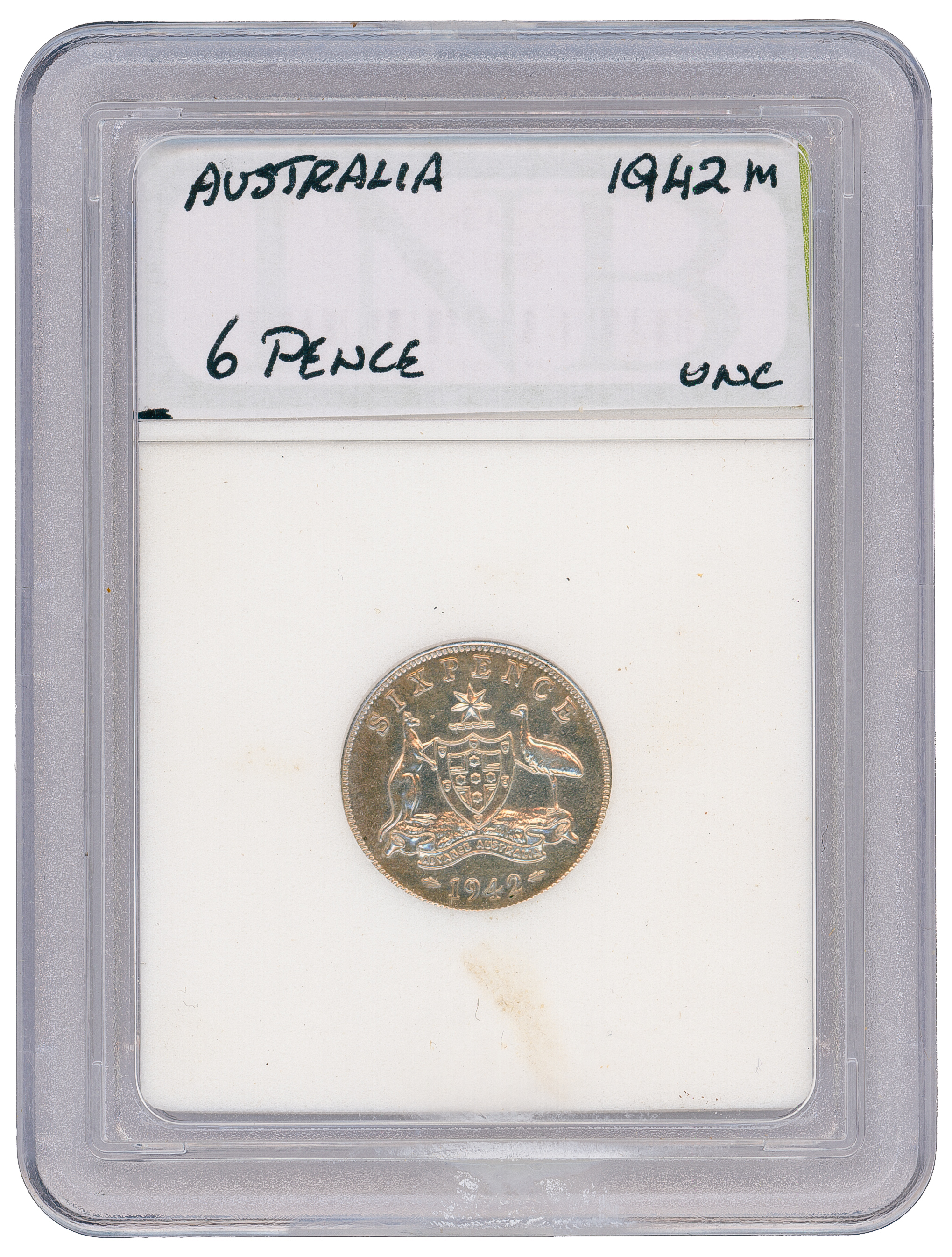 Sixpence, 1942, UNC