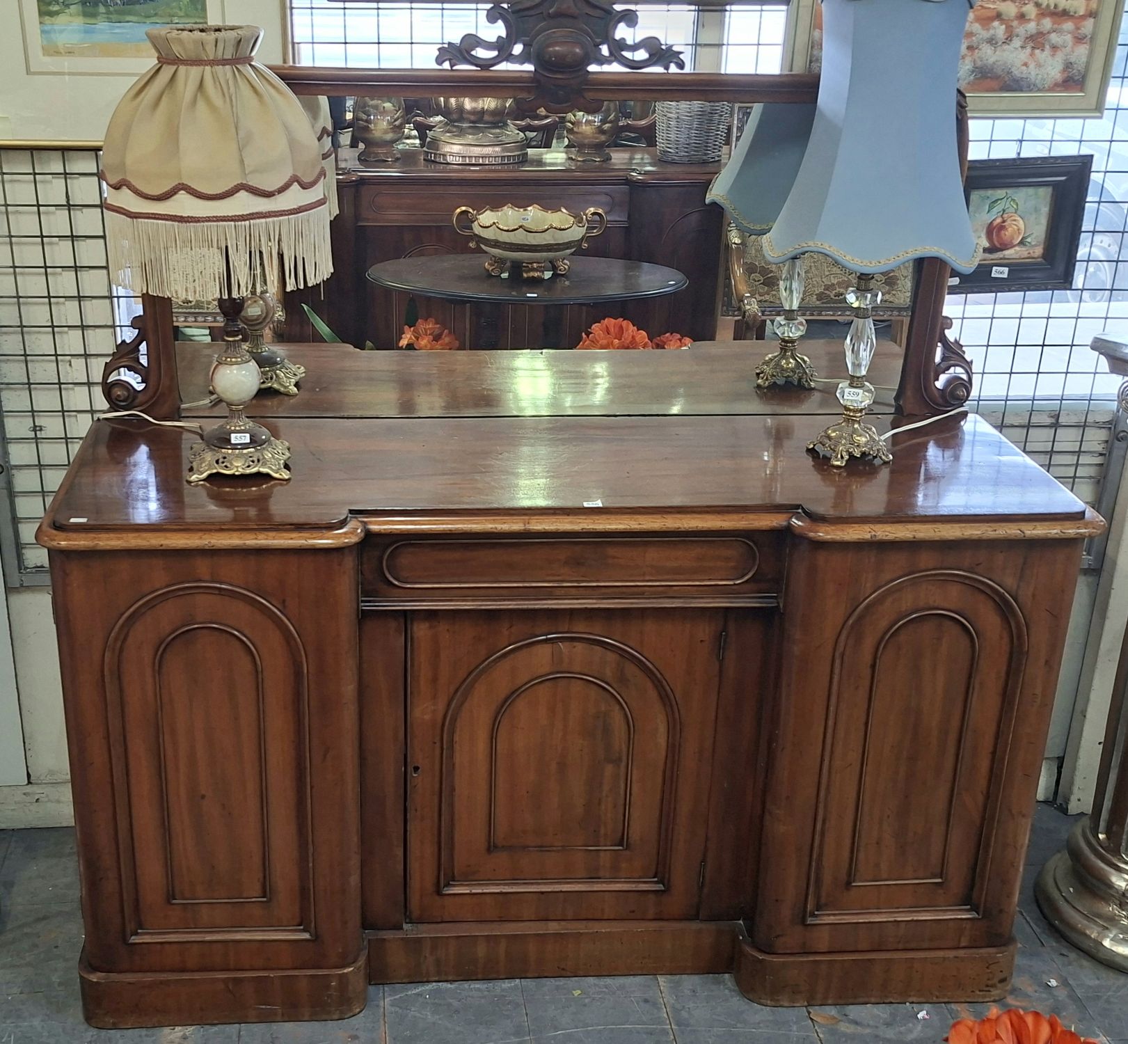 Victorian Breakfront Sideboard
