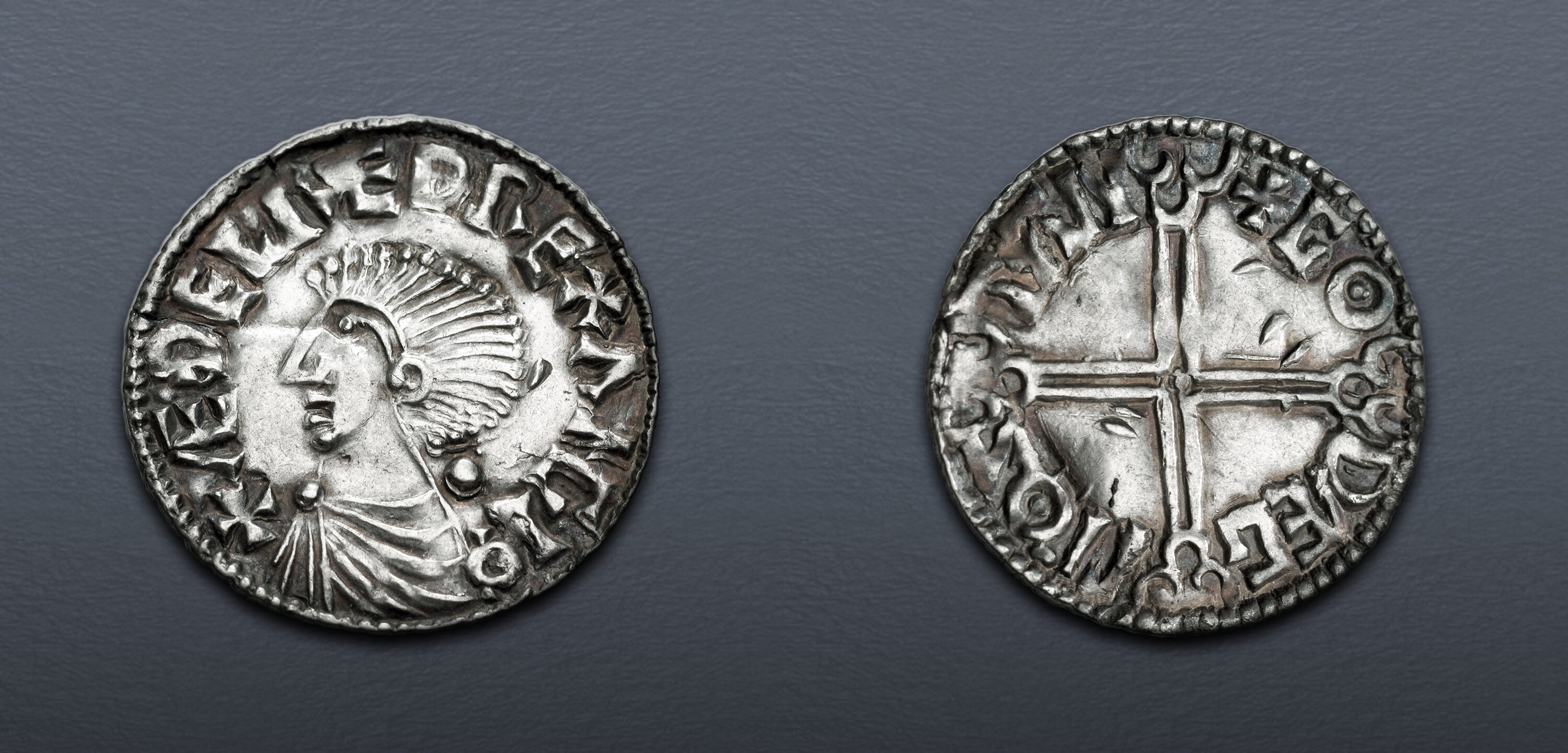 ANGLO-SAXON, Kings of All England. Æthelred II. 978-1016. AR Penny ...