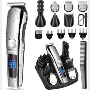 UFREE BEARD TRIMMER FOR MEN, WATERPROOF ELECTRIC RAZOR SHAVER FOR NOSE, BODY, FACE AND MUSTACHE, CORDLESS HAIR CLIPPERS MEN GROOMI