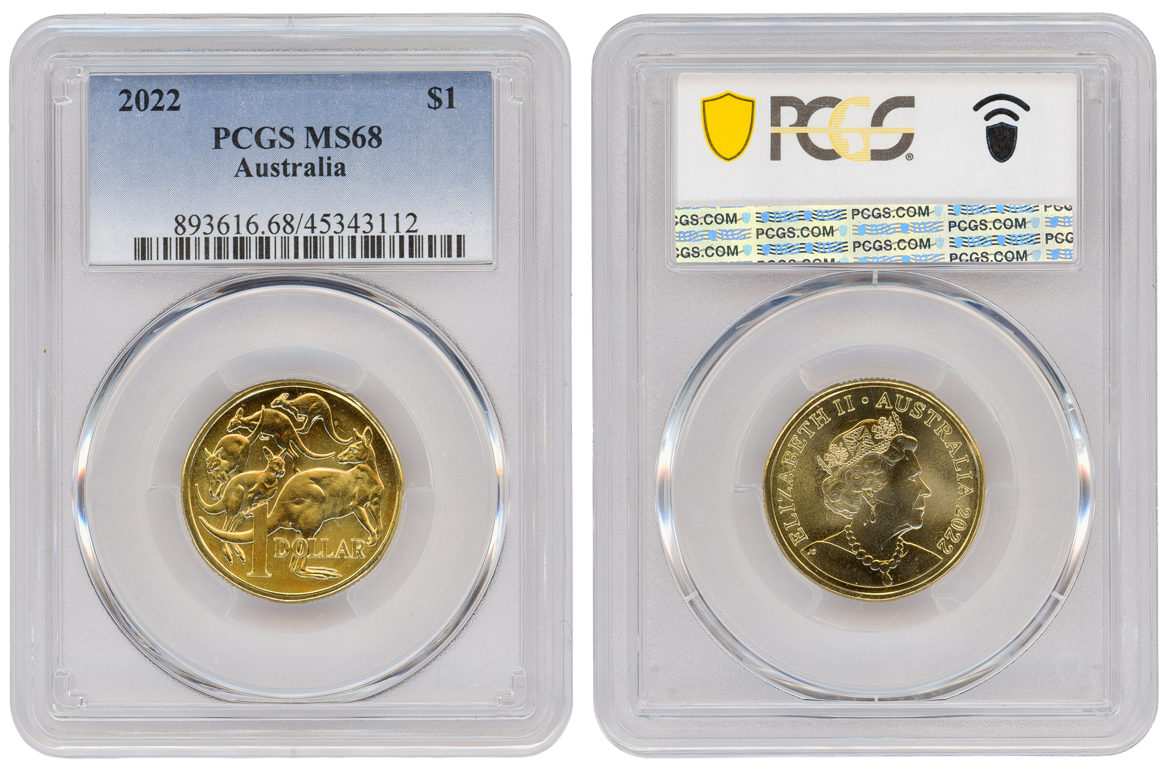 One Dollar, 2022, PCGS MS68