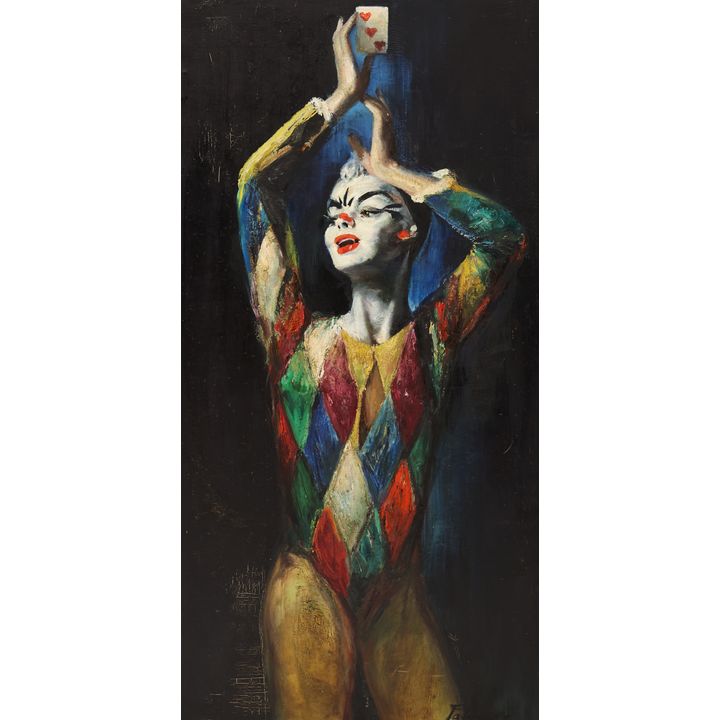 Alfredo Palmero de Gregorio ''Harlequin'' Oil