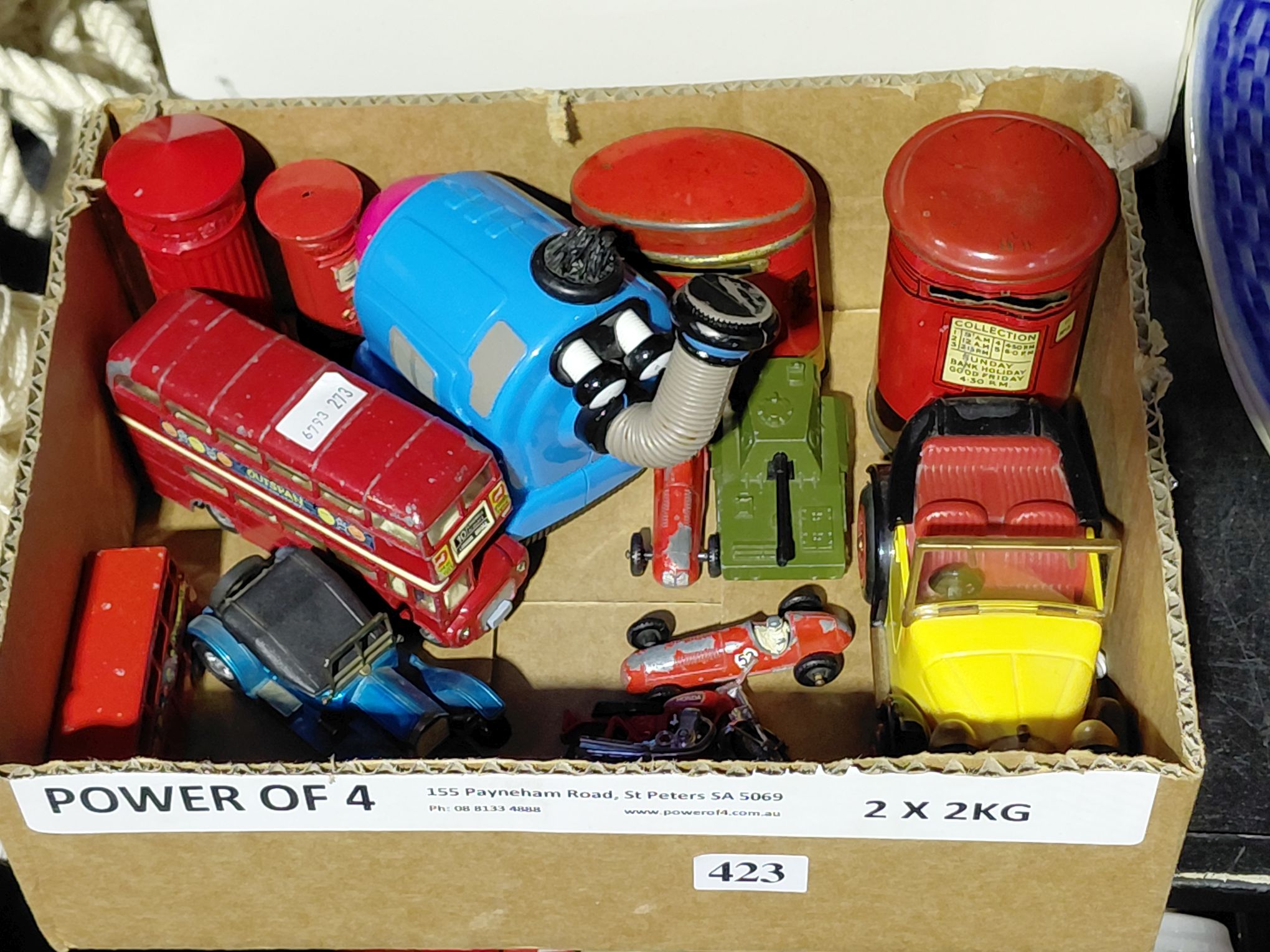 Vintage Toy Tins And Vehicles