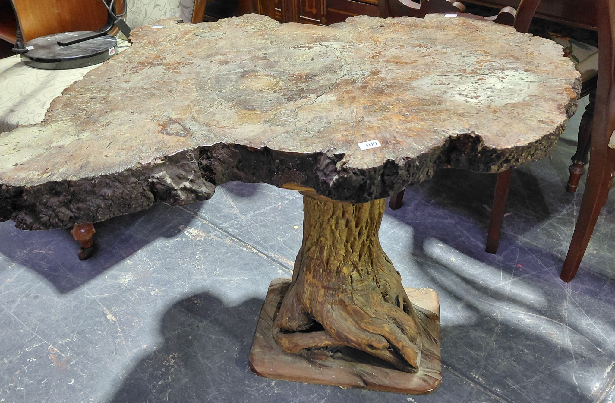 309 · ROOT BURL OCCASIONAL TABLE