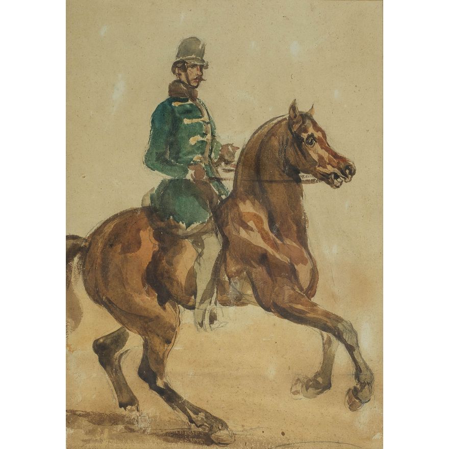 Piotr Michałowski | Huzar, ok. 1850-55