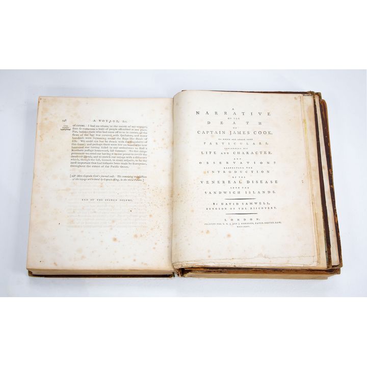 SAMWELL, DAVID - A Narrative of the Death of Captain James Cook.