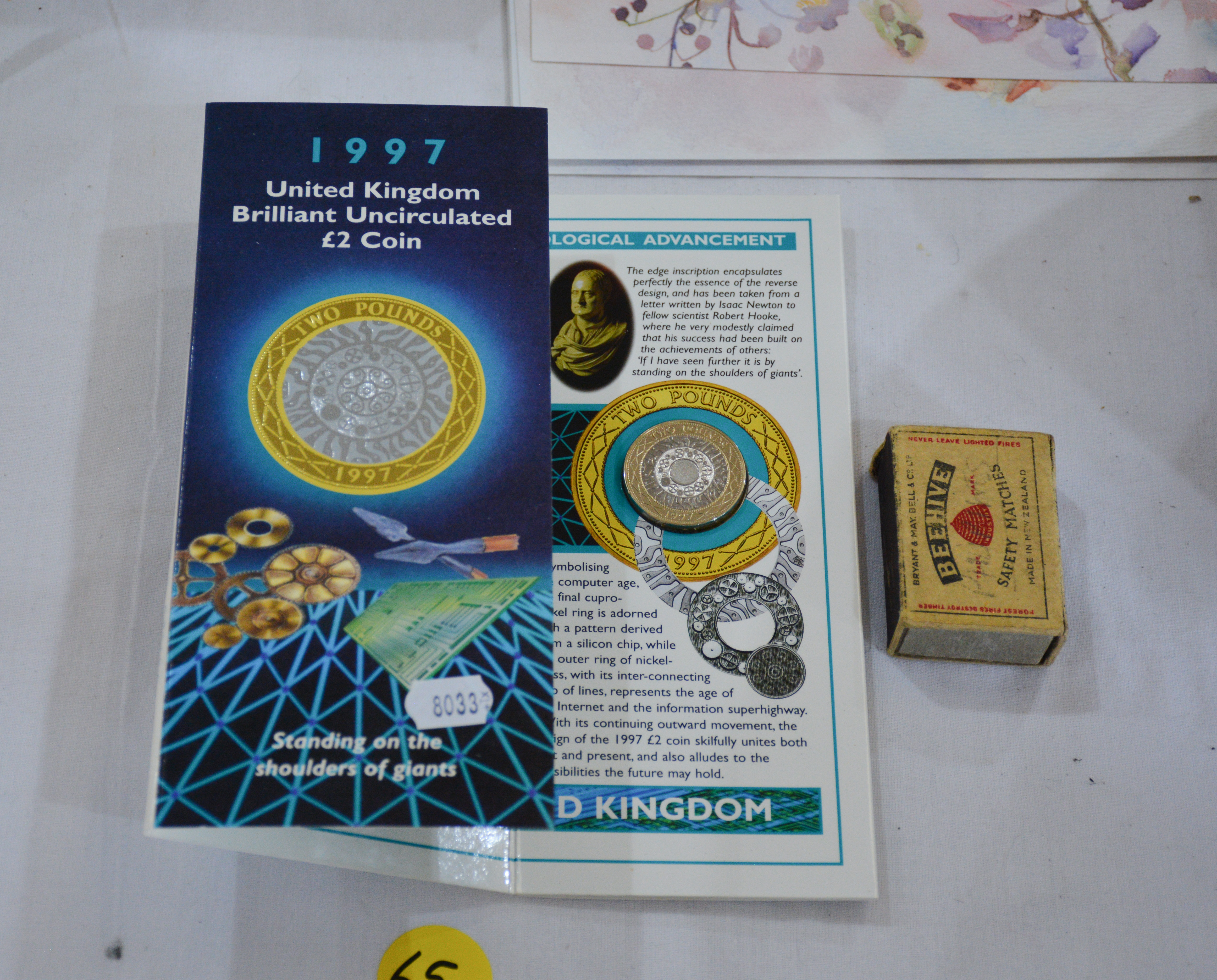 1997 UK Brilliant Uncirculated Coin — sold at auction in New Zealand for $30