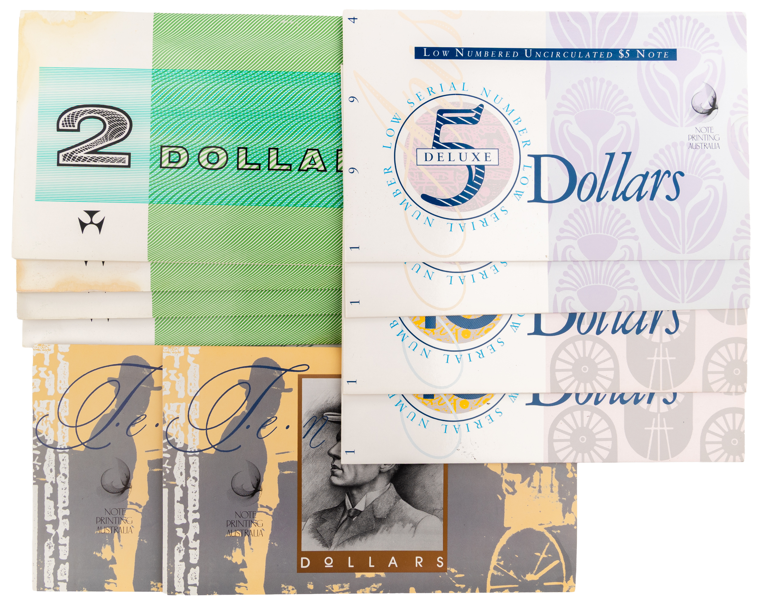 Two Dollars - Ten Dollars, 1988 - 1993, UNC