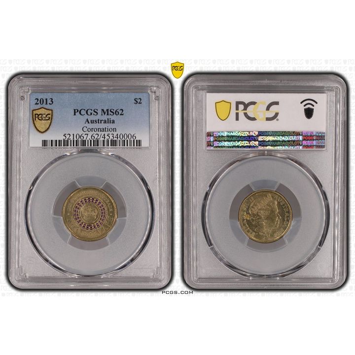 Coronation $2 Coin - MS62