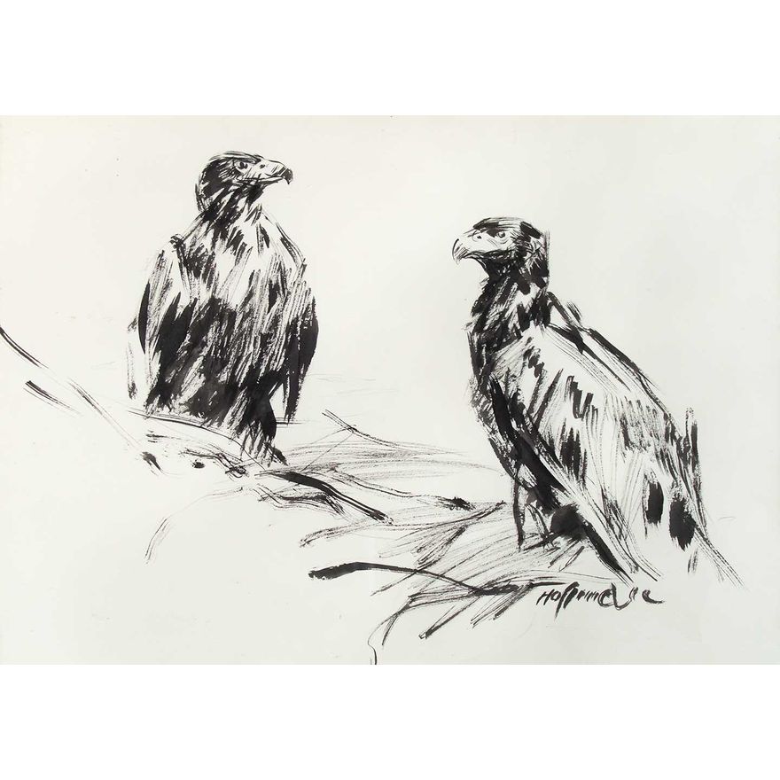 Eagles by Frank Hoffman (1888-1958)