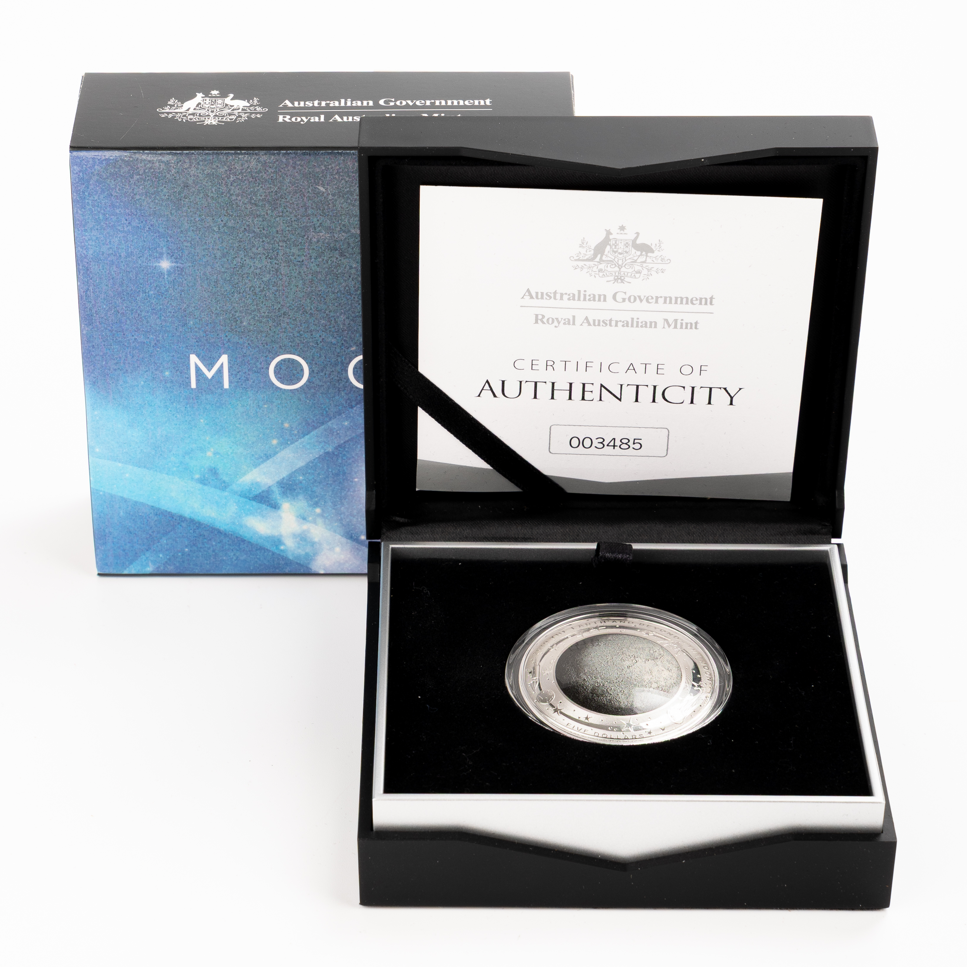 49 · RAM - Earth & Beyond Series, The Moon, Five Dollars, 2019,  FDC