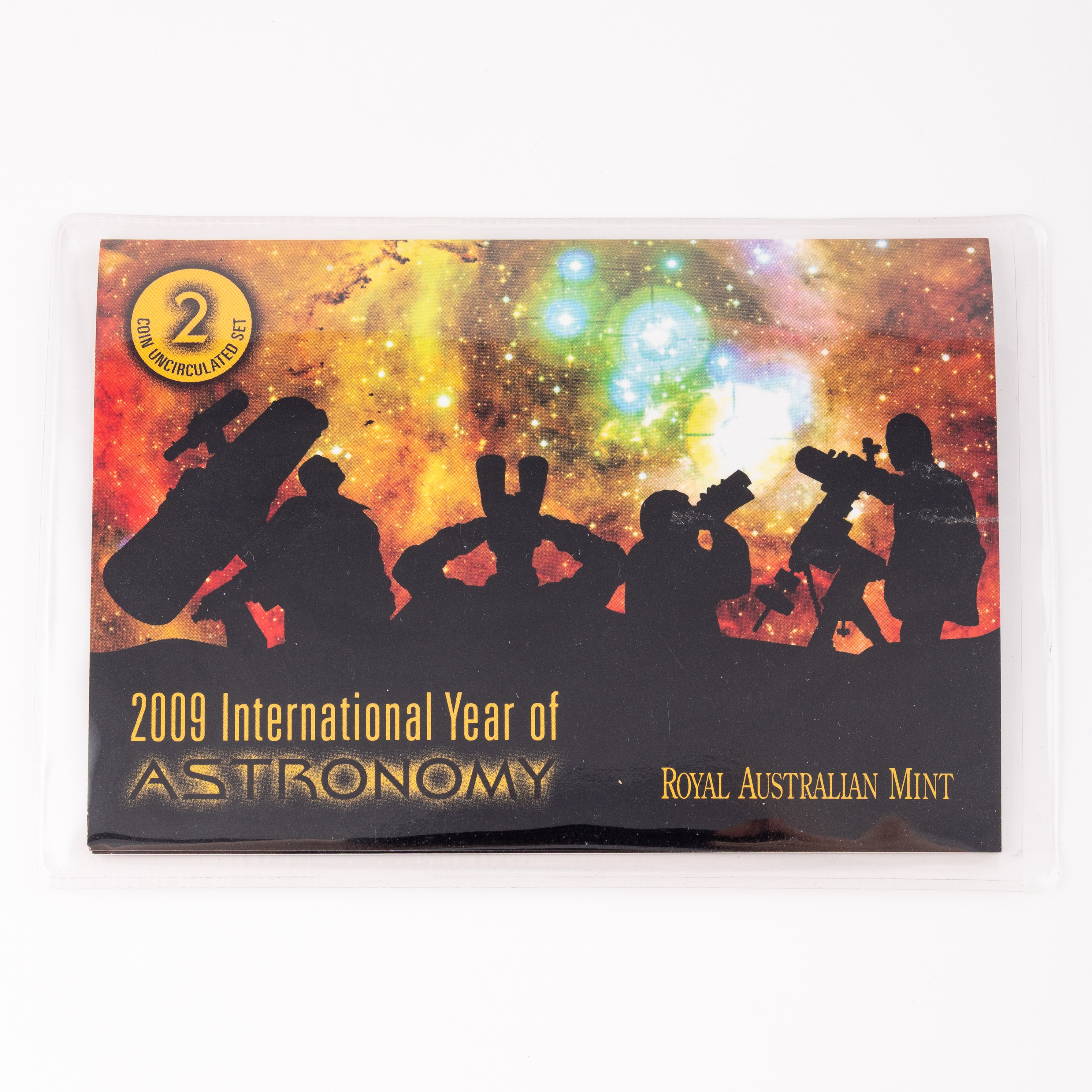 Elizabeth II, RAM - International Year of Astronomy, Twenty Cents - One Dollar, 2009, UNC