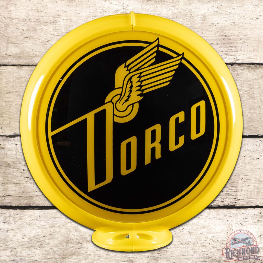 Dorco Gasoline 13.5" Gas Pump Globe Complete on Capco Body