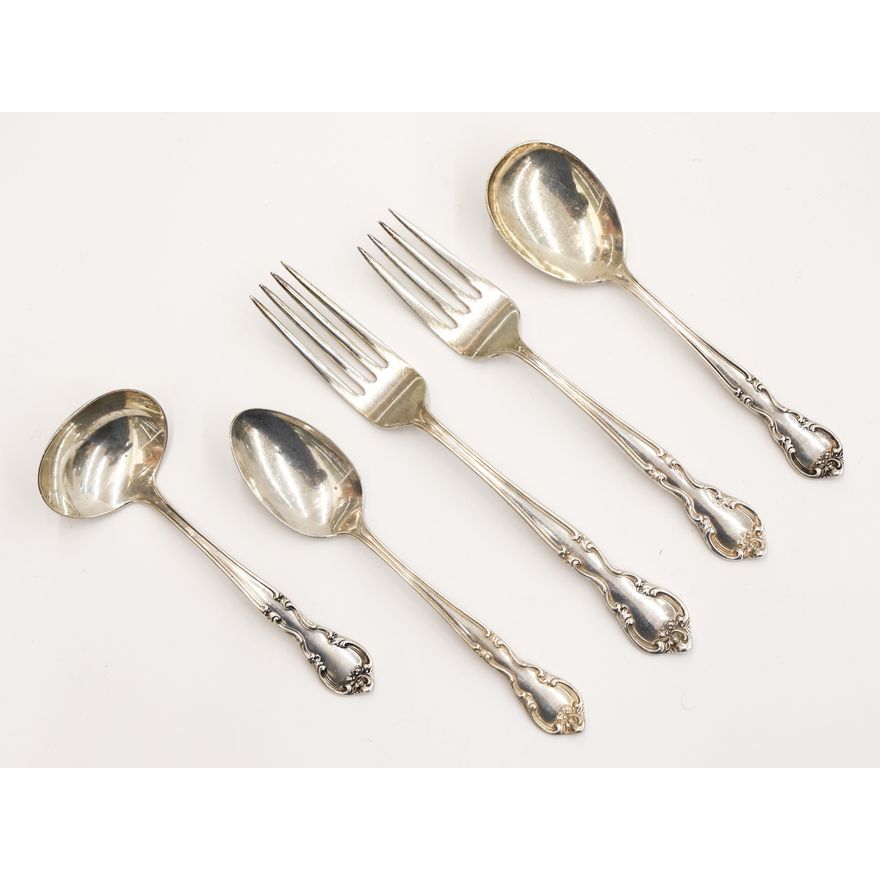 49pc Easterling ''American Classic'' Sterling Flatware