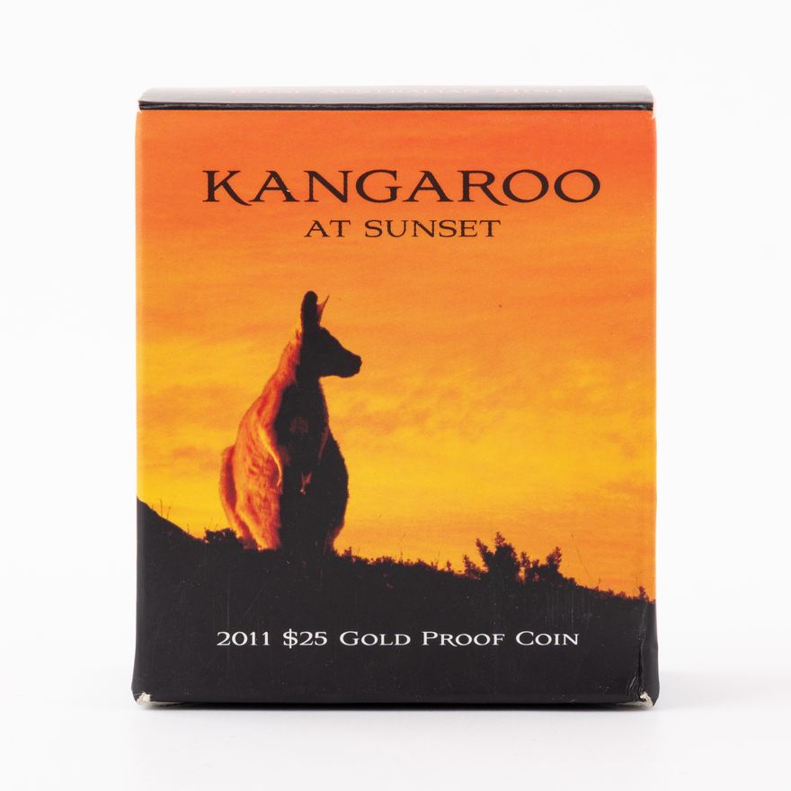 Elizabeth II, RAM - Kangaroo at Sunset, Twenty Five Dollars, 2011,  FDC