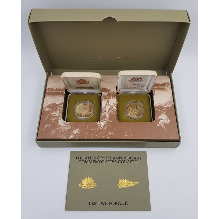 ANZAC 75th Anniversary Coin Set
