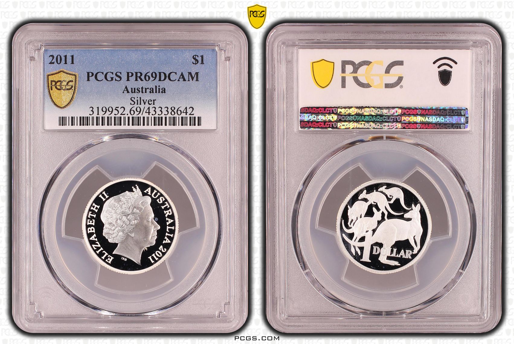 One Dollar, 2011, PCGS PR69DCAM