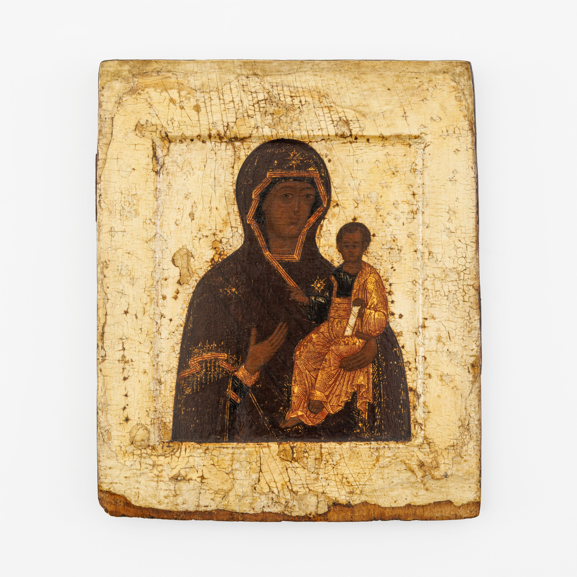 A 17th-century Russian 'Smolenskaya' icon in tempera on panel – kavel bij Bernaerts, Antwerp