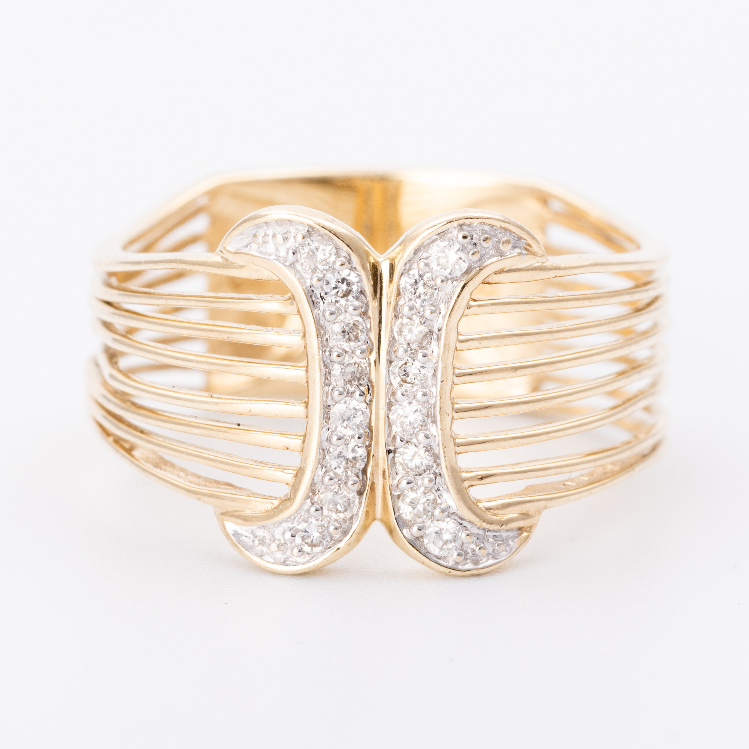 Diamond Dress Ring 9ct Gold