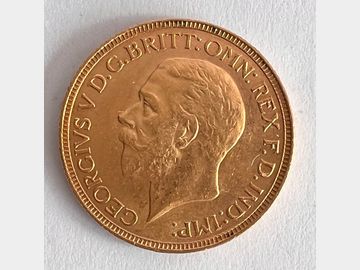 1929 GEORGE V SOUTH AFRICA GOLD SOVEREIGN
