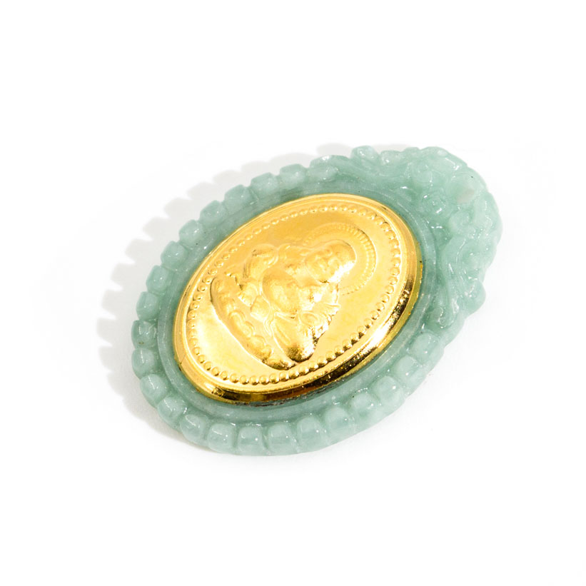 245 · 24ct Jade Pendant,