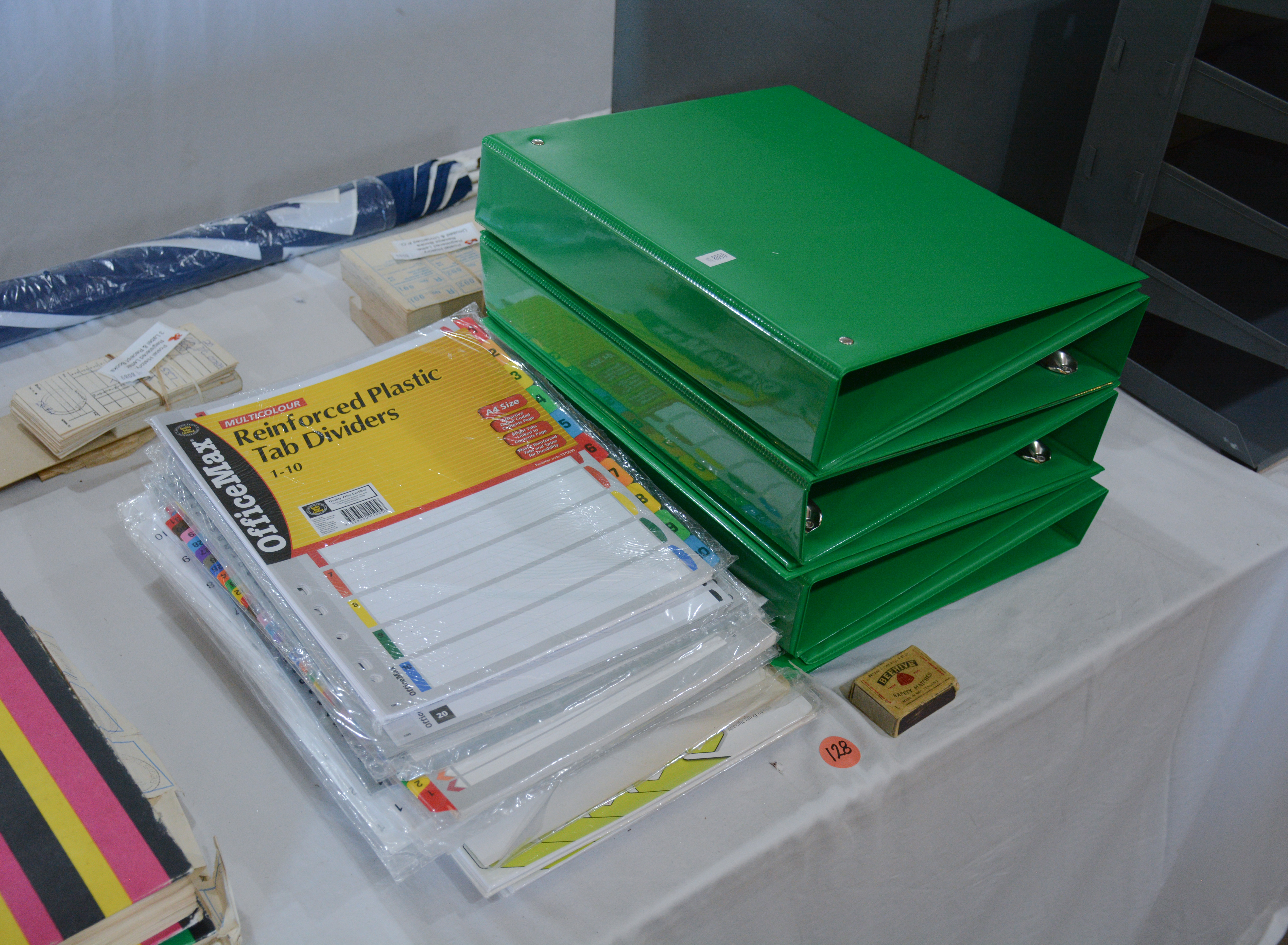 New Office Folders plus Tab Dividers — NZ auction result