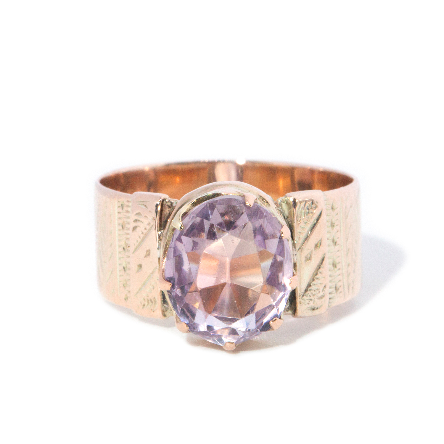 186 · 9ct Gold Amethyst Ring