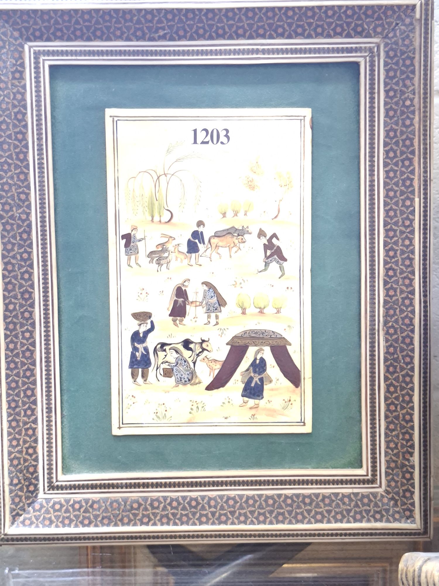 Indian Hand Painted Panel