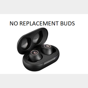 Volkano True Wireless Earphones with Charging Case Taurus Series - Black(NO REPLACEMENT BUDS) | PK 51673/4792 B1 (S2)