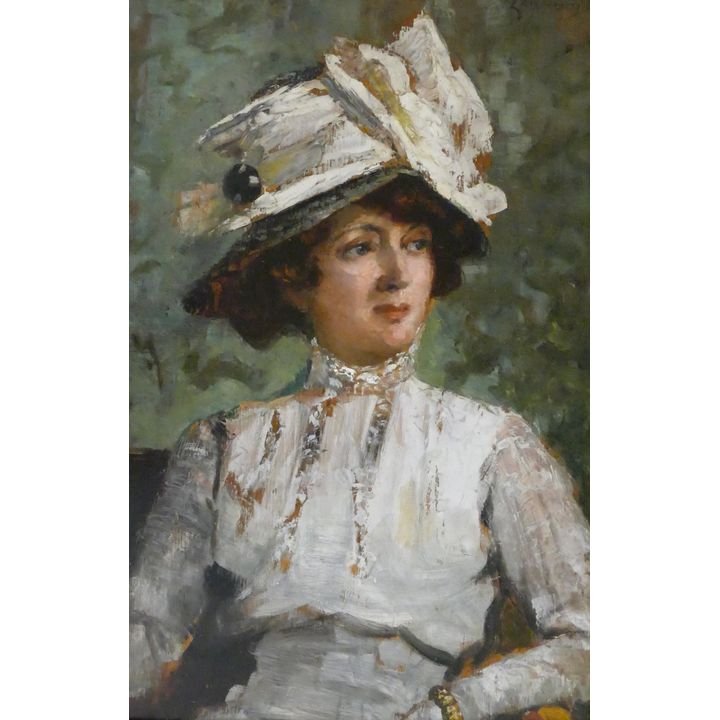 Frederico Zandomeneghi ''The Aristorcrat'' Oil