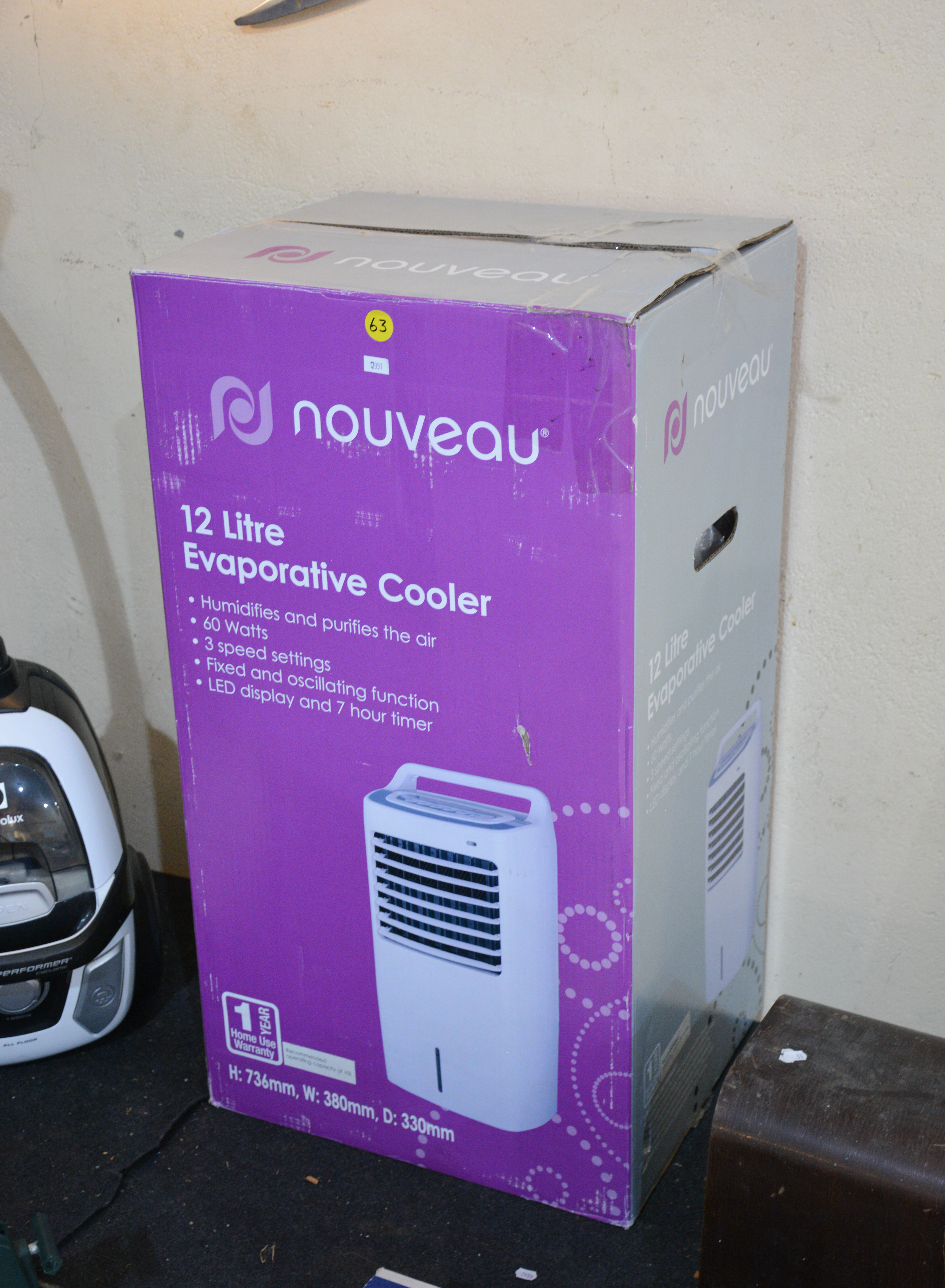 New 12L Evaporative Cooler — NZ auction result